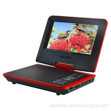 Portable DVD Player with 7-inch Display, USB/SD Slots and ATV, Games, Available in Various ColorsNew